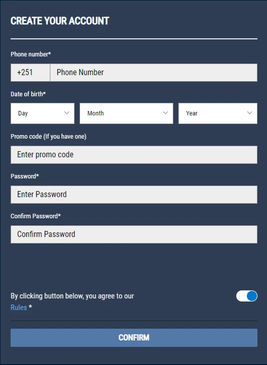 Vamos Bet basic details